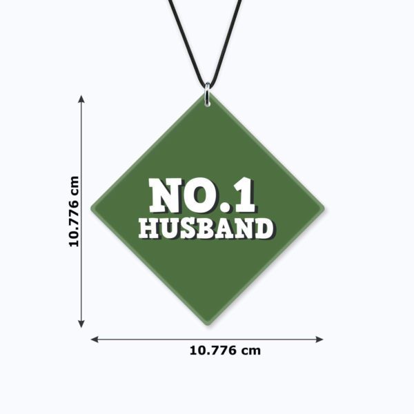 Birthday Gifts Printed Acrylic Car Hanging Accessories for Husband Interior Decoration - No.1 Husband