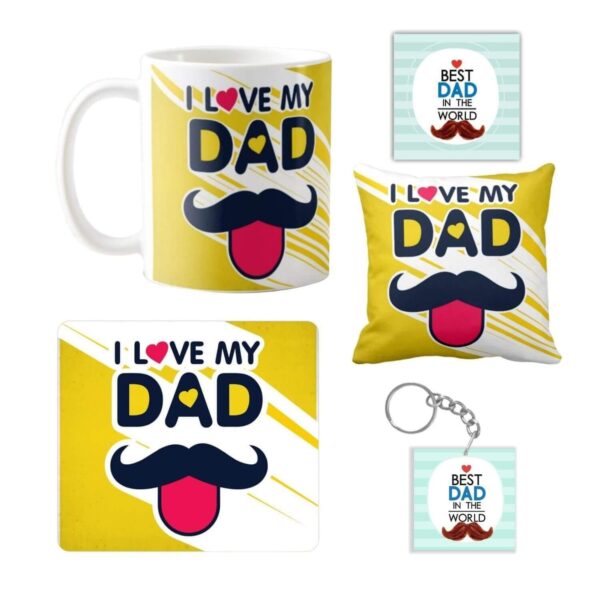Funky I Love Dad Hamper ( Combo Set of 5)