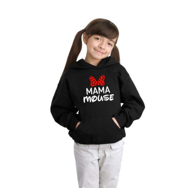 Mama Mouse & Mini Mouse Family Hoodies Set