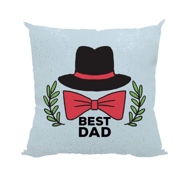 Best Dad Printed Magic Cushion (with Filler) 12X12 inches