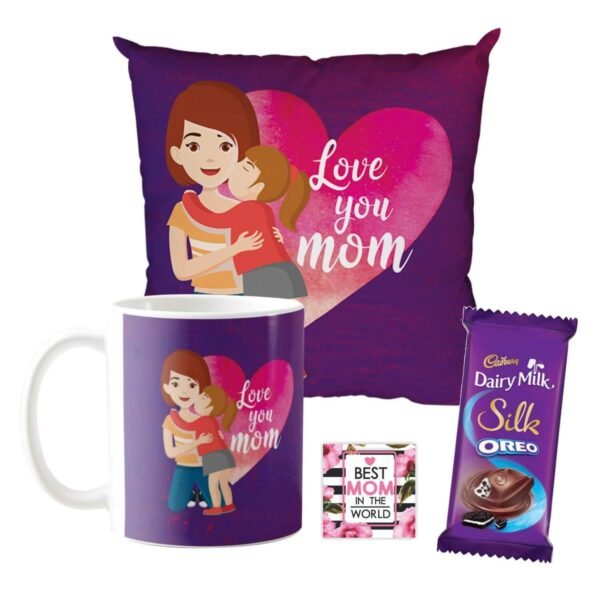 Birthday Chocolate Gifts Combo for Mom - Moms They are Like Dads Only Smarter Mug, 5 Cadbury Dairy Milk Chocolate,