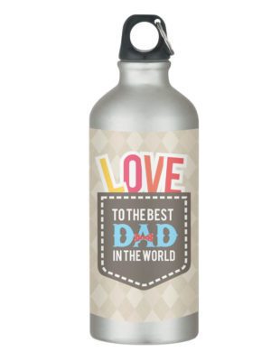 Love to The Best Dad in The World Sipper Water Bottle