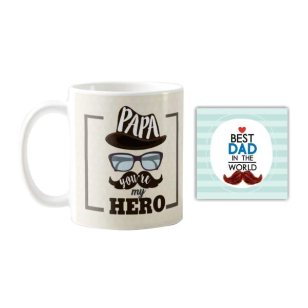 Hero Papa Dad (Combo Set of 4 )