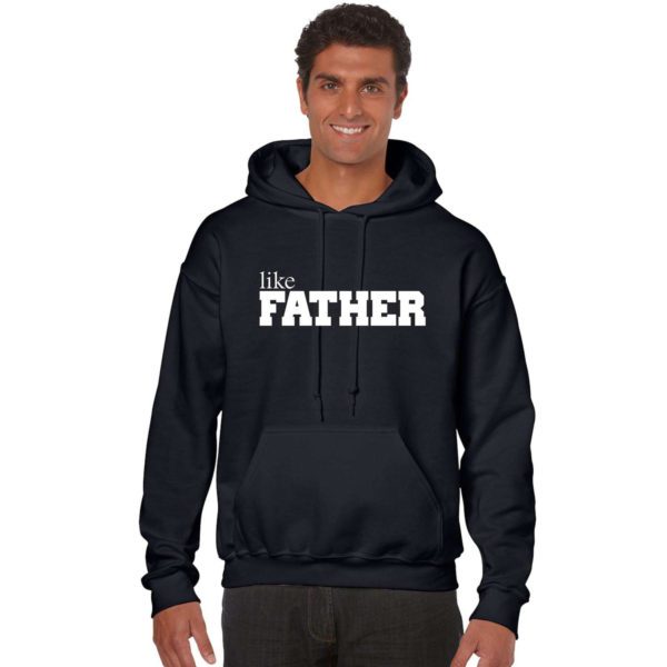 Family Sweatshirts Like Father Like Son Set of 2 Black