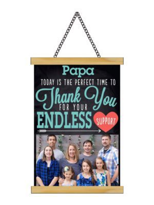 Papa Today is The Perfect Time to Thank you Love Greeting Card