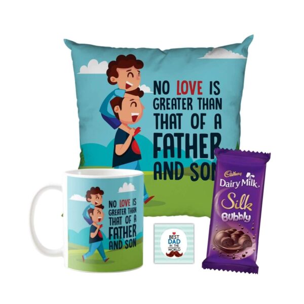 No Love is Greater Than That of A Father and Son Hamper 1 Dairy Milk Silk