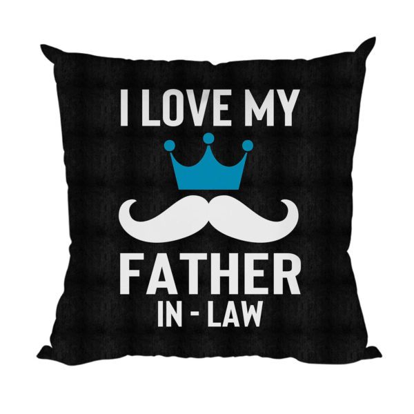 Father-in-Love Printed Velvet Cushion Cover