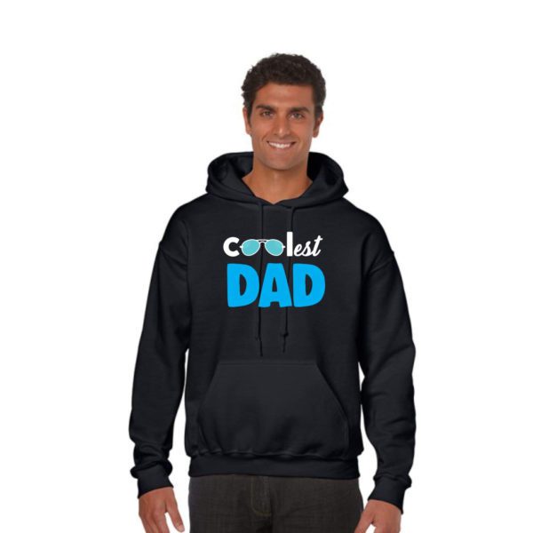 Coolest Dad & Coolest Girl Family Hoodies Set