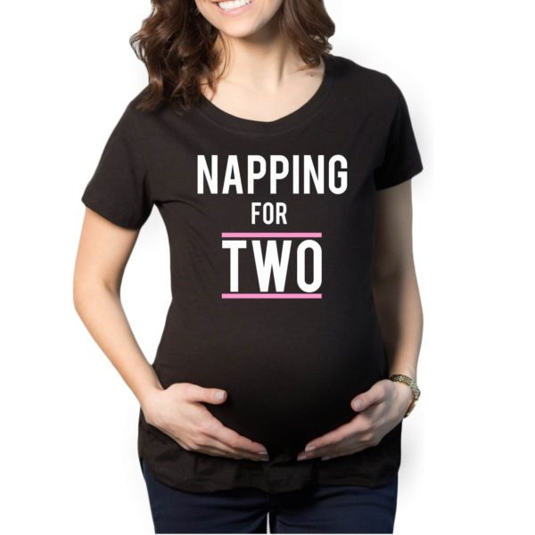 Maternity T-Shirts - Unique Designs Napping For Two