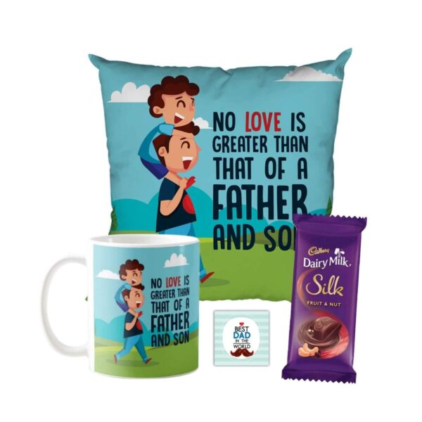 No Love is Greater Than That of A Father and Son Hamper 1 Dairy Milk Silk