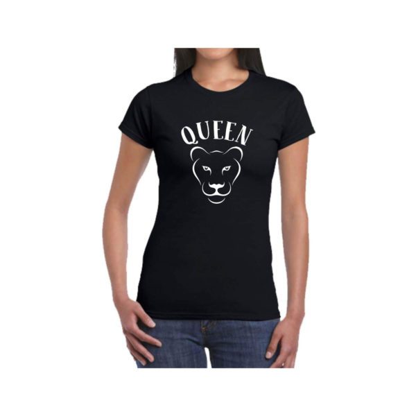 Birthday Gifts Black Roundneck Cotton Tshirt for Wife