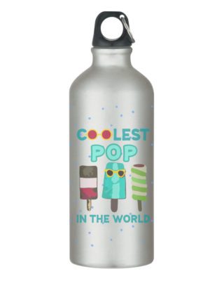 Icecream Coolest Pop in The World Sipper Water Bottle