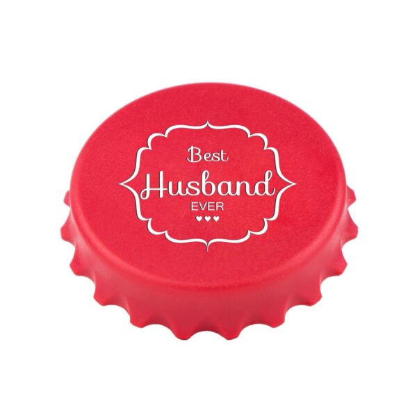Fridge Magnet with Bottle Opener Only The Best Husbands Get Promoted to Daddy Printed Home Decorative