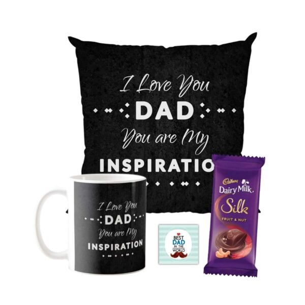 Dad  Mug ,1 Dairy Milk Silk 60 gm, with