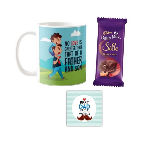 No Love is Greater Than That of A Father and Son Hamper 1 Dairy Milk Silk