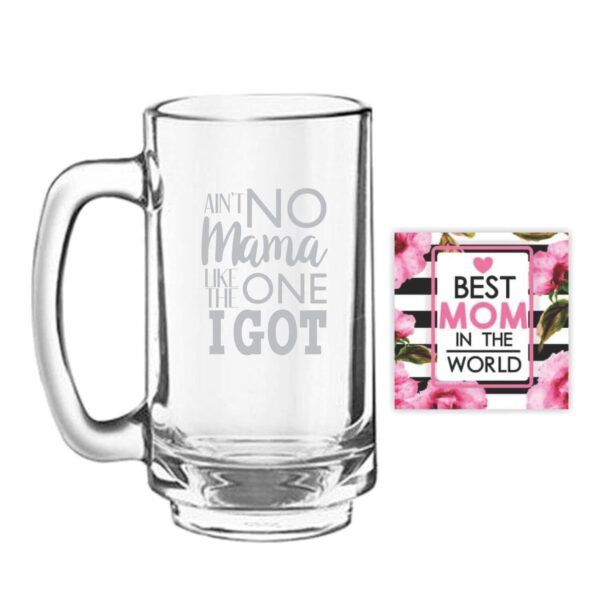 Mothers Day Gifts for Aint no Mama Like The One I Got Gift Mug Playboy 357 ml, Engraved, Coaster Gift