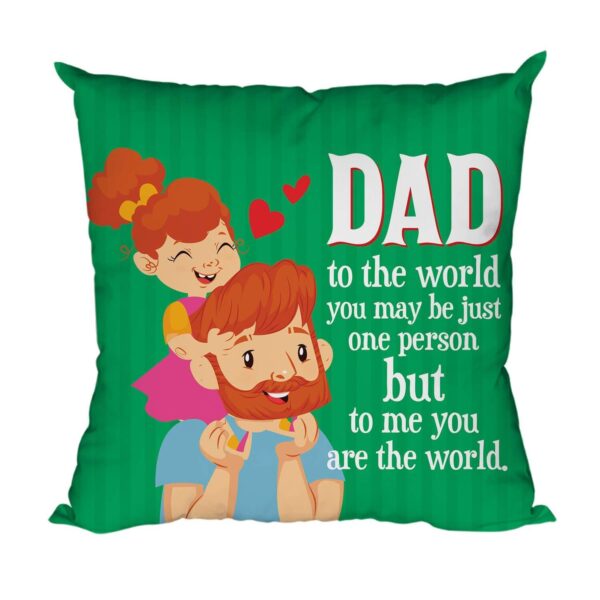 Dad You are The World to Me Hamper 1 Dairy Milk Silk 60 gm, with Coaster