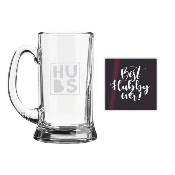 Hubs Engraved Beer Mug
