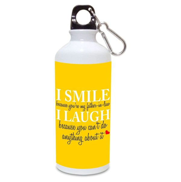 Birthday Gifts Stainless Steel Sipper Water Bottle Awesome Father-in-Law - Gym, Office