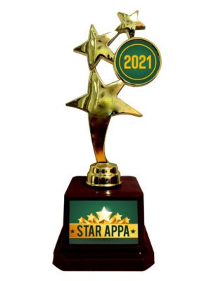 Star Appa Tamil Trophy Golden Champion Award for Father