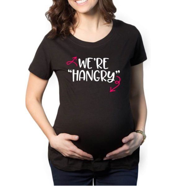 Maternity T-Shirts - Unique Design Hangry