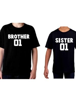 Sister No 1 Brother Sister T-Shirt