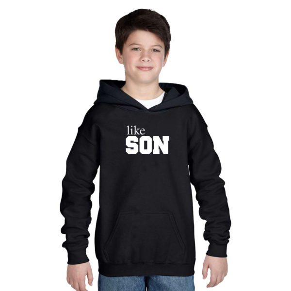 Family Sweatshirts Like Father Like Son Set of 2 Black