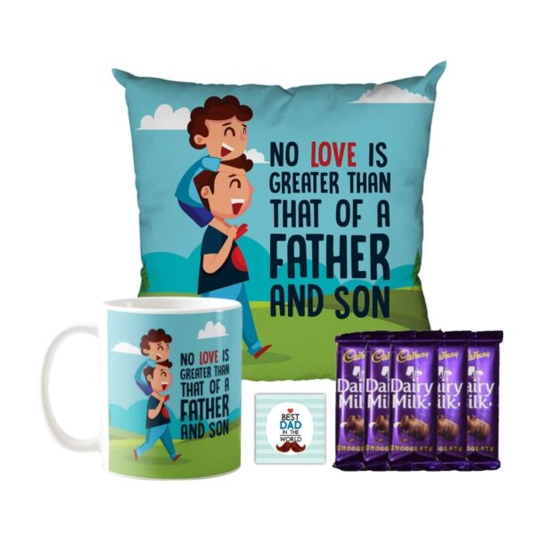 No Love is Greater Than That of A Father and Son Hamper 1 Dairy Milk Silk