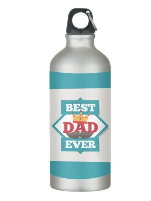 King Best Dad Ever Sipper Water Bottle