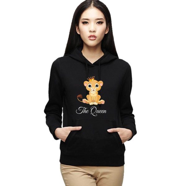 Lion King Queen Prince Princess Family Sweatshirt - Set of 4 for Mom Dad and 2 Kids