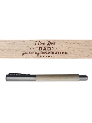 Inspirational Dad Engraved Pen Box
