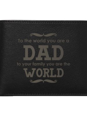 Dad My World Wallet