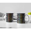 Birthday Gifts for Mom Dad 325 Ml Coffee Mug Set of 2 with Tea Coaster - Starry Beautiful Mother Father