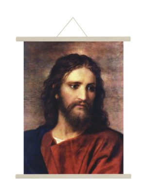 Christian Gifts for Christmas, Holy Lord Jesus Wall Paintings, Hangings Canvas Scroll Poster for Home Decor - 15x20