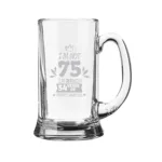 I am Not 75 Years Engraved Beer Mug