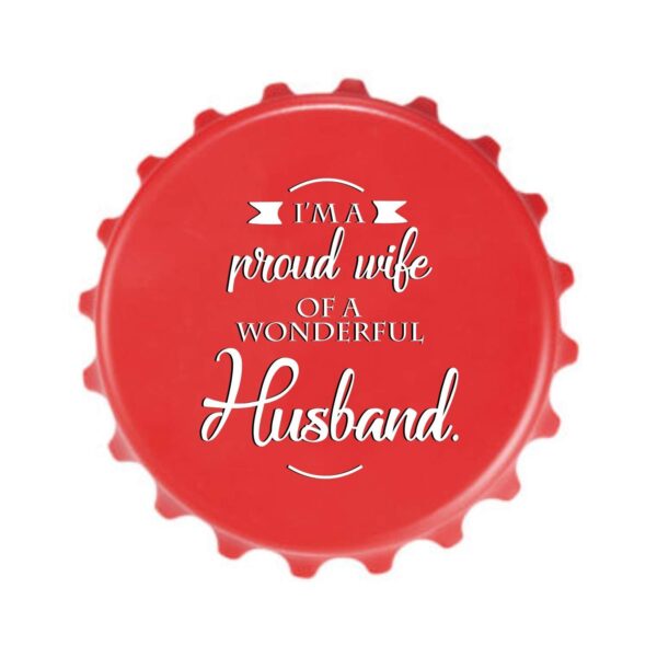 Fridge Magnet with Bottle Opener Only The Best Husbands Get Promoted to Daddy Printed Home Decorative