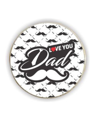 Dad I Love You Fridge Magnet - Square