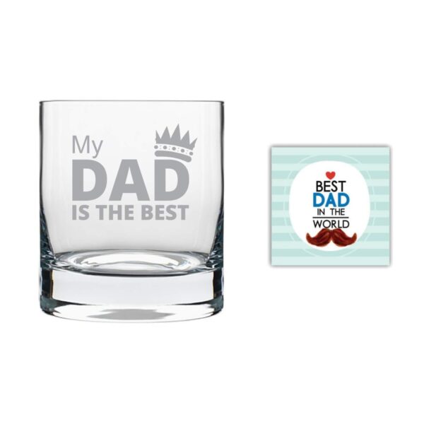 My Dad is the Best Whiskey Glass