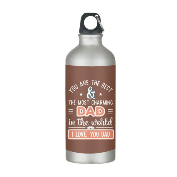 Most Charming Dad in The World Sipper Bottle