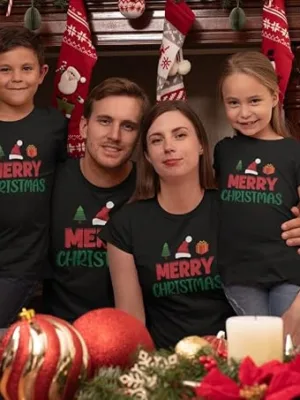 Merry Christmas Matching Family T-Shirts