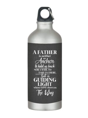My Guiding Light Dad Stainless Steel Sipper Water Bottle