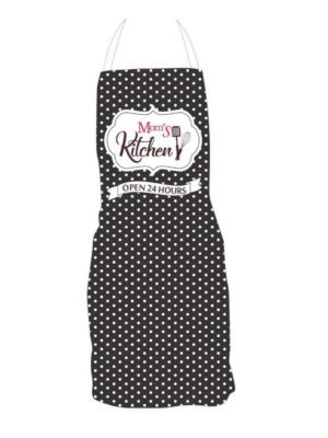 Moms Kitchen Open 24 Hours Apron for Mother