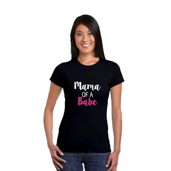 Babe & Mama of a Babe Matching Family T-shirts