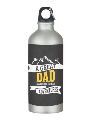 A Great Dad Makes The Great Adventure Stainless Steel Sipper Water Bottle