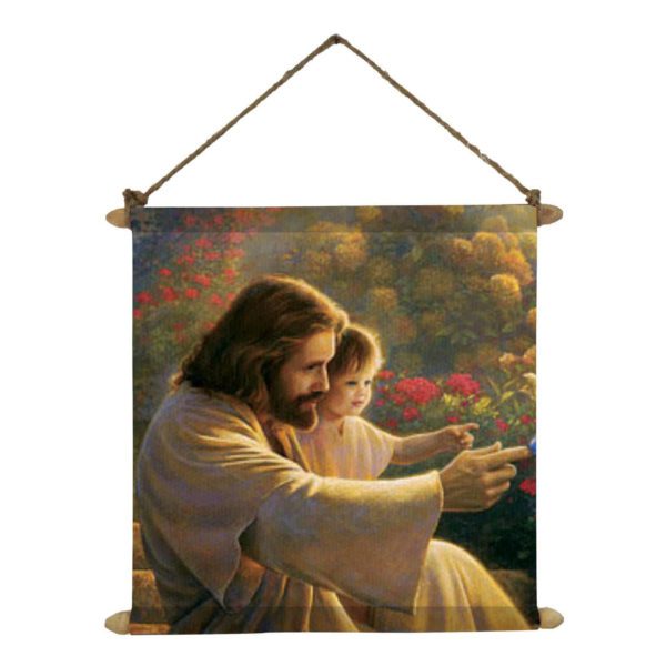 Christian Gifts For Christmas Guiding Light Lord Jesus Wall Paintings Hangings Canvas Scroll Poster For Home Decor -