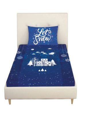 Holly Jolly Dancing Christmas Bedsheet