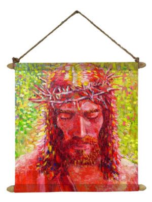 Christmas Gifts, Artistic Lord Jesus Christ Wall Paintings, Hangings Canvas Scroll Poster for Home Decor -