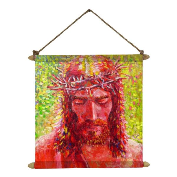 Christmas Gifts, Artistic Lord Jesus Christ Wall Paintings, Hangings Canvas Scroll Poster for Home Decor -