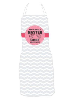 Tyyc Men's and Women's Chef Kitchen Apron This is What A MasterChef Looks Like with Chef Hats, Birthday Anniversary