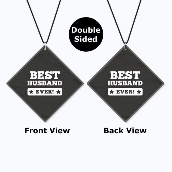 Birthday Gifts Printed Acrylic Car Hanging Accessories for Husband Interior Decoration - Best Husband in The World